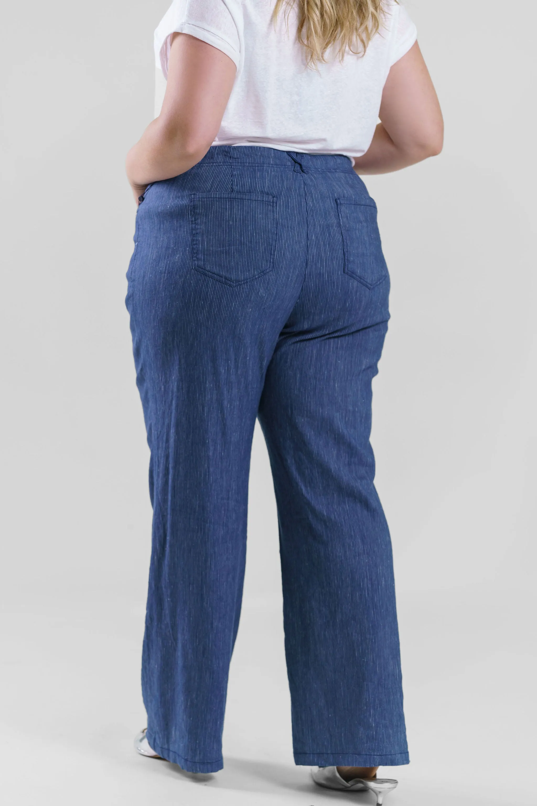 5 POCKET WIDE LEG TROUSER