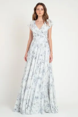 Faye Painted Petals Print - Meadow Cloud